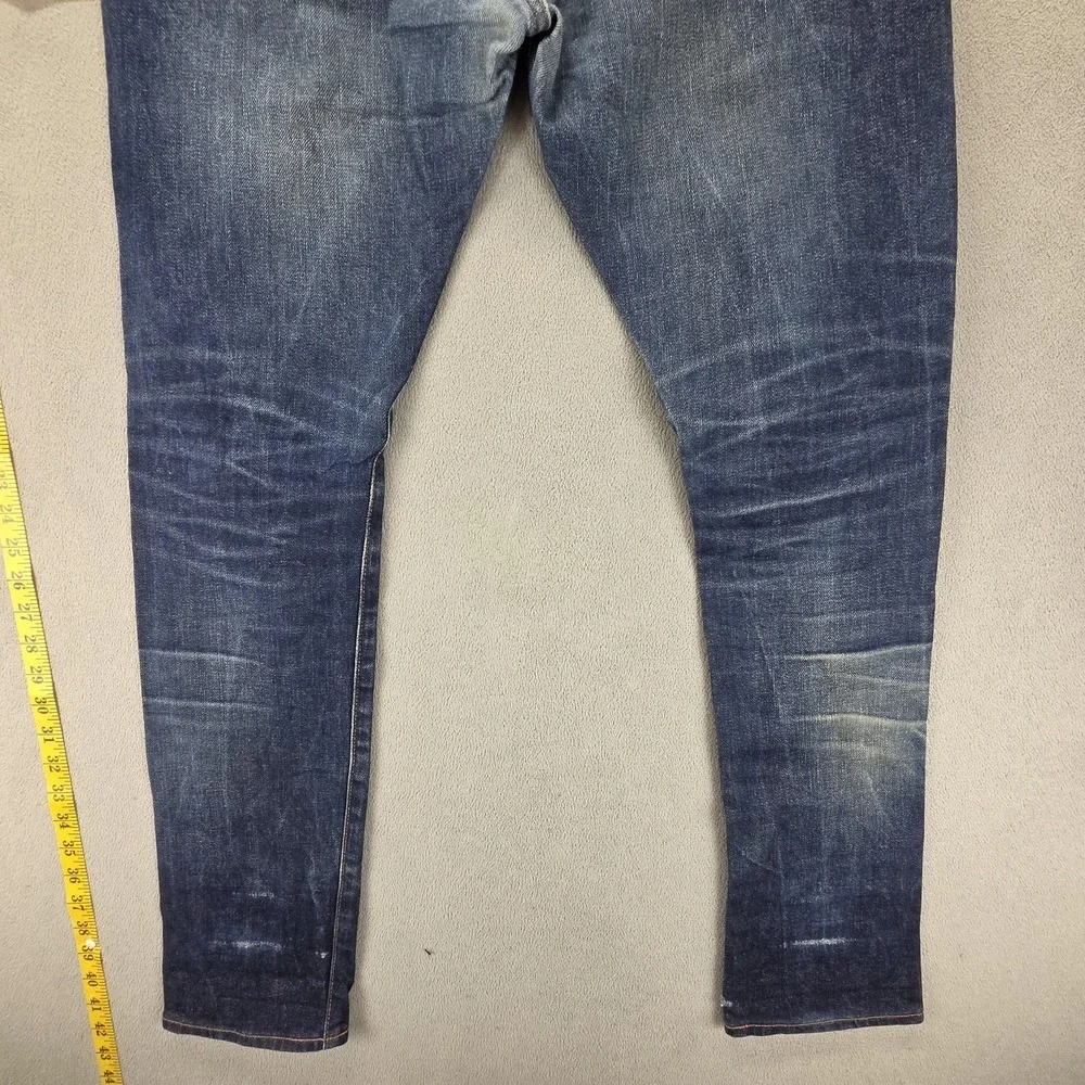 Levis Jeans Mens Blue Selvedge LVC Made & Crafted Studio‎ Taper Slim Fits 30x31